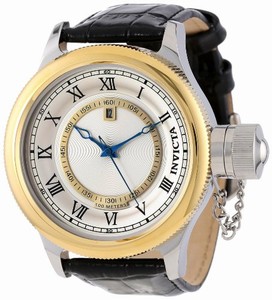 Invicta Japanese Quartz Silver Watch #14078 (Men Watch)