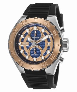 Invicta Pro Diver Quartz Chronograph Date Black Silicone Watch # 14094 (Men Watch)