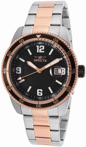 Invicta Pro Diver Quartz Analog Date Two Tone Stainless Steel Watch # 14121 (Men Watch)