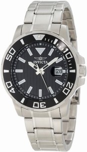 Invicta Swiss Quartz Black Watch #1417 (Men Watch)