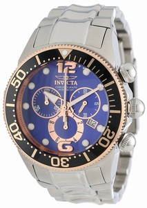 Invicta Blue Dial Stainless Steel Band Watch #14203 (Men Watch)