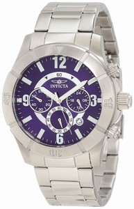 Invicta Blue Dial Stainless Steel Band Watch #1421 (Men Watch)