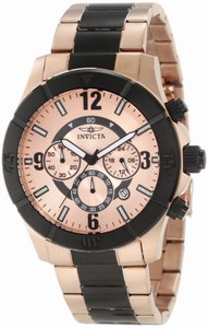 Invicta Japanese Quartz Pink Watch #1424 (Men Watch)