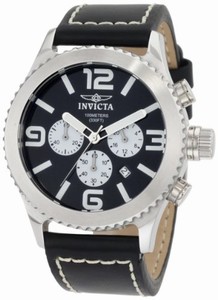 Invicta Japanese Quartz Black Watch #1427 (Men Watch)