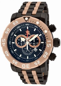 Invicta Swiss Quartz chronograph Black Watch #14289 (Men Watch)