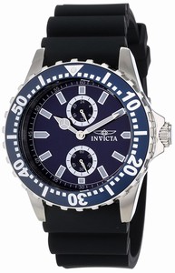 Invicta Blue Dial Chronograph Stop-watch Watch #14328 (Men Watch)