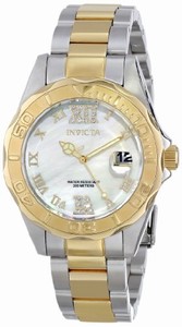 Invicta Swiss Quartz Mother of pearl Watch #14353 (Women Watch)