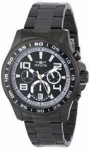 Invicta Japanese Quartz Black Watch #14395 (Men Watch)