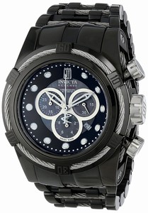 Invicta Black Dial Stainless Steel Band Watch #14425 (Men Watch)