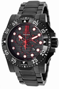 Invicta Jason Taylor Quartz Chronograph Date Black Dial Limited Edition Stainless Steel Watch # 14452 (Men Watch)