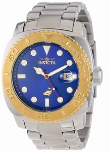 Invicta Blue Dial Stainless Steel Band Watch #14483 (Men Watch)