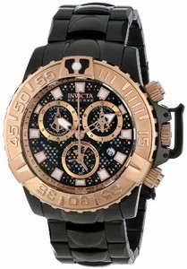 Invicta Swiss Quartz Black Watch #14489 (Men Watch)