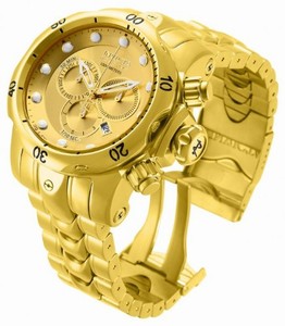 Invicta Swiss Quartz Gold Watch #14503 (Men Watch)