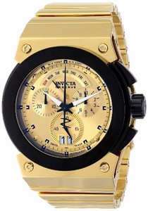 Invicta Swiss Quartz Gold Watch #14519 (Men Watch)