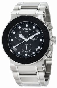 Invicta Swiss Quartz Black Watch #1464 (Men Watch)