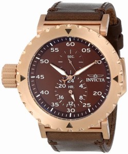 Invicta Japanese Quartz Brown Watch #14643 (Men Watch)