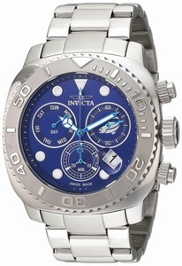 Invicta Blue Dial Stainless Steel Band Watch #14644 (Men Watch)