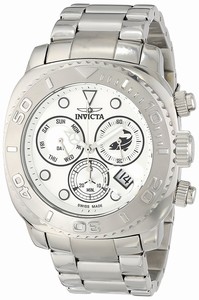 Invicta Silver Dial Stainless Steel Watch #14646 (Men Watch)