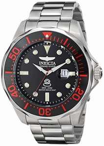 Invicta Swiss Quartz Black Watch #14652 (Men Watch)