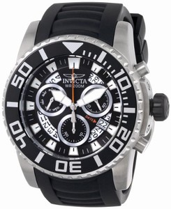 Invicta Swiss Quartz Black Watch #14671 (Men Watch)