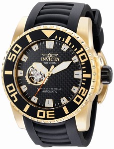 Invicta Grey With Skeletal Display Automatic Watch #14682 (Men Watch)