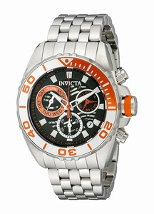 Invicta Black Dial Stainless Steel Band Watch #14726 (Men Watch)