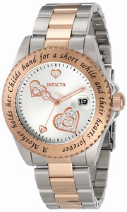 Invicta Silver Dial Stainless Steel Band Watch #14731 (Women Watch)