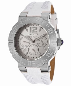 Invicta Silver Dial Luminescent Hands Watch #14738 (Women Watch)