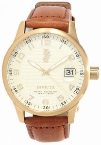 Invicta Quartz Light Champagne Watch #14789 (Men Watch)