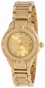 Invicta Swiss Quartz Gold Watch #14802 (Women Watch)