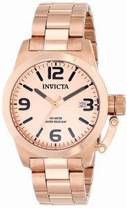 Invicta Swiss Quartz rose gold Watch #14830 (Men Watch)