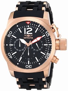 Invicta Japanese Quartz Black Watch #14864 (Men Watch)