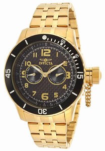 Invicta Specialty Quartz Analog Day Date Black Dial Stainless Steel Watch # 14888 (Men Watch)