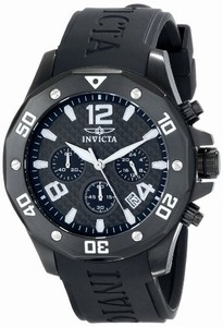 Invicta Japanese Quartz Carbon fiber Watch #14890 (Men Watch)