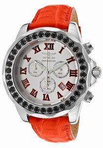 Invicta Pro Diver Quartz Chronograph Date Red Leather Watch # 14922 (Men Watch)