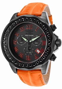 Invicta Pro Diver Quartz Chronograph Date Orange Leather Watch # 14928 (Men Watch)