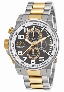 Invicta l-Force Quartz Chronograph Date Two Tone Stainless Steel Watch # 14961 (Men Watch)