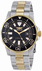 Invicta Black Dial Stainless Steel Band Watch #15030 (Men Watch)