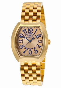 Invicta Angel Quartz Analog Gold Dial Stainless Steel Watch # 15040 (Women Watch)
