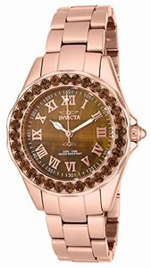 Invicta Brown Dial Stainless Steel Band Watch #15048 (Women Watch)