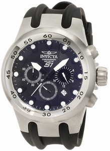 Invicta Black Dial Stainless Steel Band Watch #1506 (Men Watch)