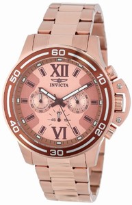 Invicta Japanese Quartz rose gold Watch #15060 (Men Watch)