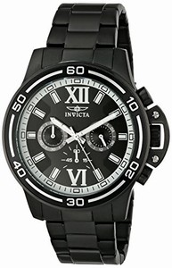 Invicta Japanese Quartz Black Watch #15062 (Men Watch)