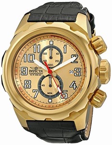 Invicta Japanese Quartz Gold Watch #15071 (Men Watch)