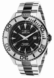 Invicta Pro Diver Quartz Analog Date Black Dial Two Tone Stainless Steel Watch # 15171 (Men Watch)
