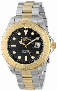 Invicta Swiss Quartz Black Watch #15180 (Men Watch)