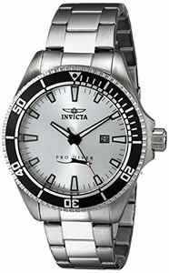 Invicta Japanese Quartz Silver Watch #15183SYB (Men Watch)