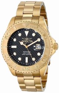 Invicta Black Dial Stainless Steel Band Watch #15191-1 (Men Watch)