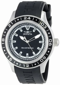 Invicta Japanese Quartz Black Watch #15222 (Men Watch)