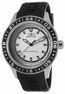 Invicta Specialty Quartz Analog Special Edition Black Polyurethane Watch # 15223 (Men Watch)